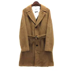 美品　PALTOダブルチェスターコート　GREGORIO チャコールグレー　46 新品] PALTO チェスターコート 46 美品 PALTOダブルチェスターコート