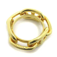 エルメス HERMES シェーヌダンクル スカーフリング ゴールド 超美品