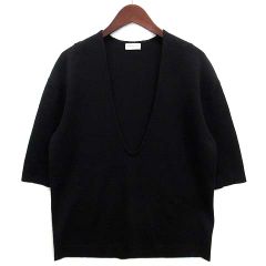 カレンソロジー コットンカシミヤクロップドニットプルオーバー