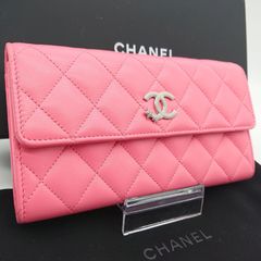 CHANEL シャネル キャビアスキン マトラッセ ロングフラップウォレット