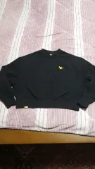 WHATITISNT ワットイットイズント クロップドパーカー Free レディース 66サイズ バスト58 丈50