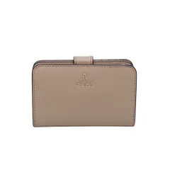 【ギフト対応可】フルラ FURLA 二つ折り財布 CAMELIA M COMPACT WALLET カメリア レディース GREIGE グレージュ ファッション 人気 ブランド おしゃれ 誕生日 記念 プレゼント ギフト 送料無料
