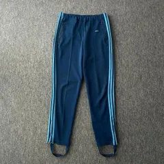 80s　adidas　トラックパンツ　ジャージ　ワンポイント　ヴィンテージ　希少