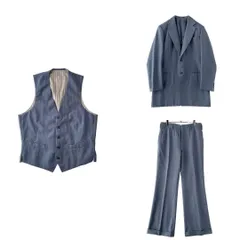 old　ヴィンテージ　セットアップ　ヘリンボーン　くすみカラー　レトロ