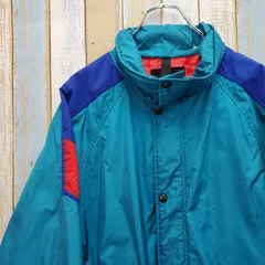 HB75☆ノースフェイス☆ナイロンジャケット☆刺繍ロゴ☆USA製☆90s☆L