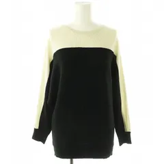 アズールバイマウジー AZUL by moussy ニット セーター バイカラー M オフホワイト ブラック /DO ■OS ■GY139 ■AX