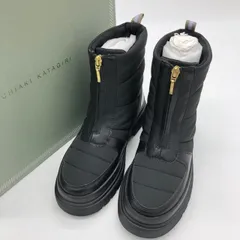 【新品未使用】CHIAKI KATAGIRI パディングショートブーツショートブーツ 37 黒 23.5cm 厚底