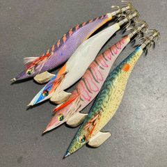 状態良好】 エメラルダス ラトル Type-S 4号 タイプS エギ エギセット