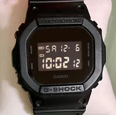 ★稼働品★CASIO カシオ★DW-5600B★G-SHOCK★クォーツ★ブラック文字盤★メンズ 腕時計★