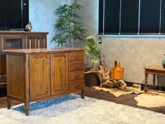 karimoku カリモク コーナーテーブル 収納 ローズウッド アンティーク