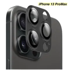 【365日保証】ブラック メタリック カメラ保護 カバー iphone13ProMax カメラカバー iphone13 Pro Max ガラスフィルム iphone 13 PROMAX フィルム iphone 13PROMAX ガラス フィルム