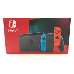 【中古品】 Nintendo Switch ニンテンドースイッチ 本体 Joy-Con(L) ネオンブルー (R) ネオンレッド (ETC) ゲーム 【034-250327-mh-03-fuz】