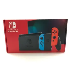 【中古美品】 Nintendo Switch ニンテンドースイッチ 本体 Joy-Con(L) ネオンブルー (R) ネオンレッド 2019モデル ゲーム 【034-250416-mh-09-fuz】