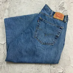 Levi's　リーバイス550　ボトムス　デニムパンツ　ジーンズ　古着　インディゴブルー　青系　W35 L30