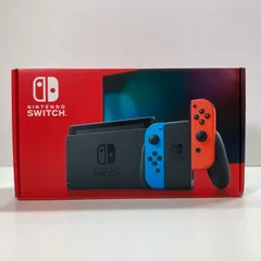 【中古品】 Nintendo Switch ニンテンドー スイッチ 本体 Joy-Con (L) ネオンブルー (R) ネオンレッド 2019モデル ゲーム 【034-250717-mh-09-fuz】