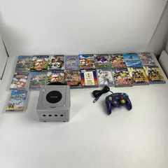 【現状渡し品】 ゲームキューブ 本体 コントローラー  ソフト19本セット  　パワプロ ナルト キン肉マン 他 【023-251029-ky-37-fuz】