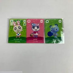 【中古美品】 どうぶつの森 amiiboカード No.300 クリスチーヌ No.430 みすず No.434 スピカ アミーボ 【023-251129-io-08-fuz】