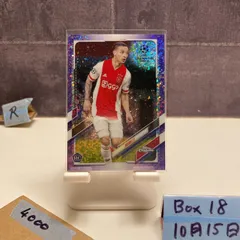 2020 Topps Chrome UEFA Champions League Antony 080/250 Ajax Purple Speckle Refractor RC ルーキー Rookie カード