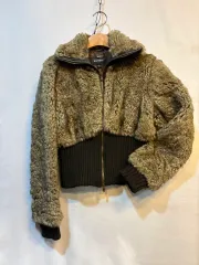 良い状態 EXPRESS イン조퍼 ショートジャケット 55サイズ 夜の色