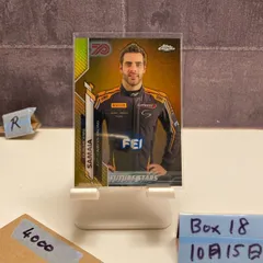 2020 Topps Chrome Guilherme Samaia F2 Campos Racing Future Stars Gold Refractor カード