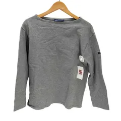 セントジェームス SAINT JAMES フランス製 無地 ブランク ウェッソン バスクシャツ L/S カットソー ロンT メンズ import:M