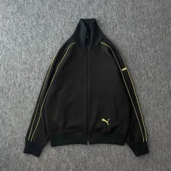 80s　PUMA　トラックジャケット　刺繍ロゴ　ワンポイント　old　レトロ
