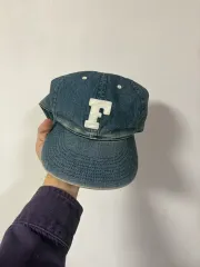 os FULLCOUNT フルカウント 6843hw Indigo ウォッシュ デニム ベースボールキャップ