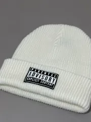 ADVISORY ビーニー 白