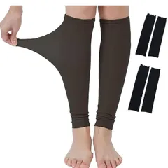 ★注目商品★[sunayama] 同色２足組み 薄熱 薄いのに 発熱 するからあたたかい レッグウォーマー 寒さ対策 冷房 冷房対策 消臭【日本製】 (ブラック２足セット) 2512US-07-2P 0