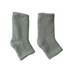 ★注目商品★[SOWAN] レッグウォーマー かかと付き 冬用 しめつけない ショート 足首ウォーマー 内側シルク100% レディース (1, オリーブ) 1