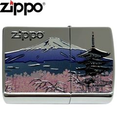 50sスーベニアシガーライター富士山 桜 本体 - メルカリ