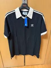 即決歓迎 新品adidasアディダスワッフルTシャツ半袖ポロツLサイズMW adidas-originals-ワッフル-