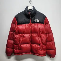 ノースフェイス THE NORTH FACE 700 ヌプシ ダウンジャケット アウター レッド XS