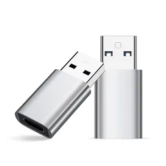 YWTX 対応 USB3.0変換アダプター Typec メス 高速転送 タイプC 2個セット Thunderbolt 3 OTG対応 iPhone 15 Pro Max MacBook Pro 2021 MacBook Air 2022 iPad Pro