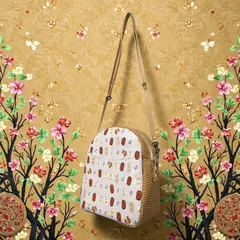 ショルダーバッグ　ポシェット　小判　和風