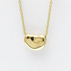 ティファニー(Tiffany) ビーン K18イエローゴールド(K18YG) 無し レディース,メンズ ファッション ペンダントネックレス (ゴールド)