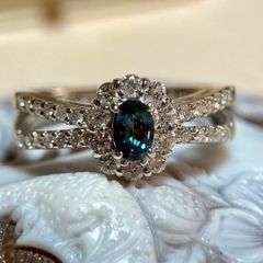 英国王室御用達 ガラード（Garrard）ルビー＆ダイヤモンド・クラスター