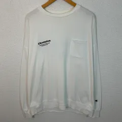 Champion チャンピオン スウェット トレーナー ロゴプリント ホワイト X-LARGEサイズ メンズ 古着 アメカジ ストリート