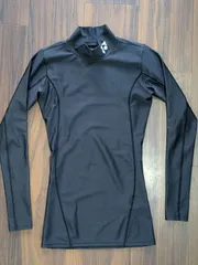 YONEX ヨネックス ハイネック 長袖 インナーシャツ コンプレッションウェア 黒 S