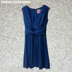 URBAN RESEARCH Couture 青 ノースリーブドレス ワンピース Mサイズ