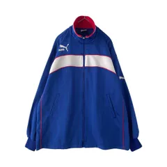 90s　PUMA　トラックジャケット　刺繍ロゴ　袖ワンポイント　ヒットユニオン