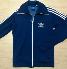 ジッパー傷なし adidas アディダス ヨーロッパ Rab(ラブ) トップス ブルー 青 ジャージ 95