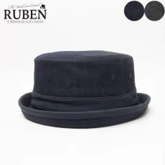 RUBEN デニム×ウール コンビポークパイハット