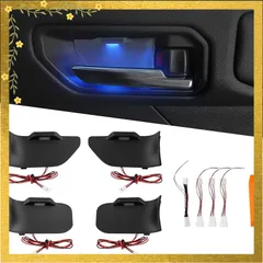 【迅速発送】Mixsuper ランドクルーザー250 インナードアハンドル LEDイルミネーション ランクル250 室内灯 2835SMD ブルー発光 雰囲気 Land Cruiser ドレスアップ カスタムパーツ 1