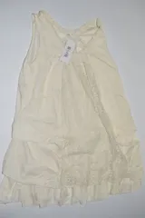 【新品未使用タグ付】レディース◆ベルメゾン チュニック ノースリーブ オフホワイト Lサイズ