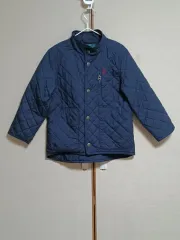 ポロ ラルフローレン) キッズ キルティング ネイビー ジャケット 115号