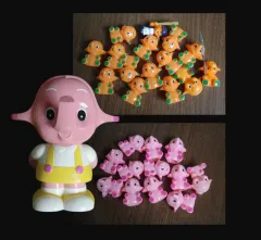 佐藤 $\times$ 佐藤 大型 30cm 貯金箱 指人形 $\langle$まとめ$\rangle$