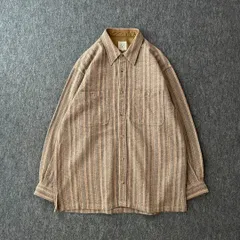 80s　90s　デザインシャツ　ストライプ　アジアン調　総柄　日本製　レトロ