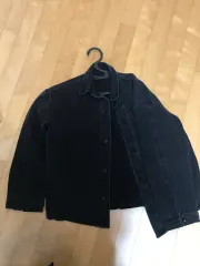 ブラックデニム シャツ ジャケット