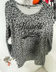 日本 ヴィンテージ ギャル ヒョウ柄 ロングスリーブ